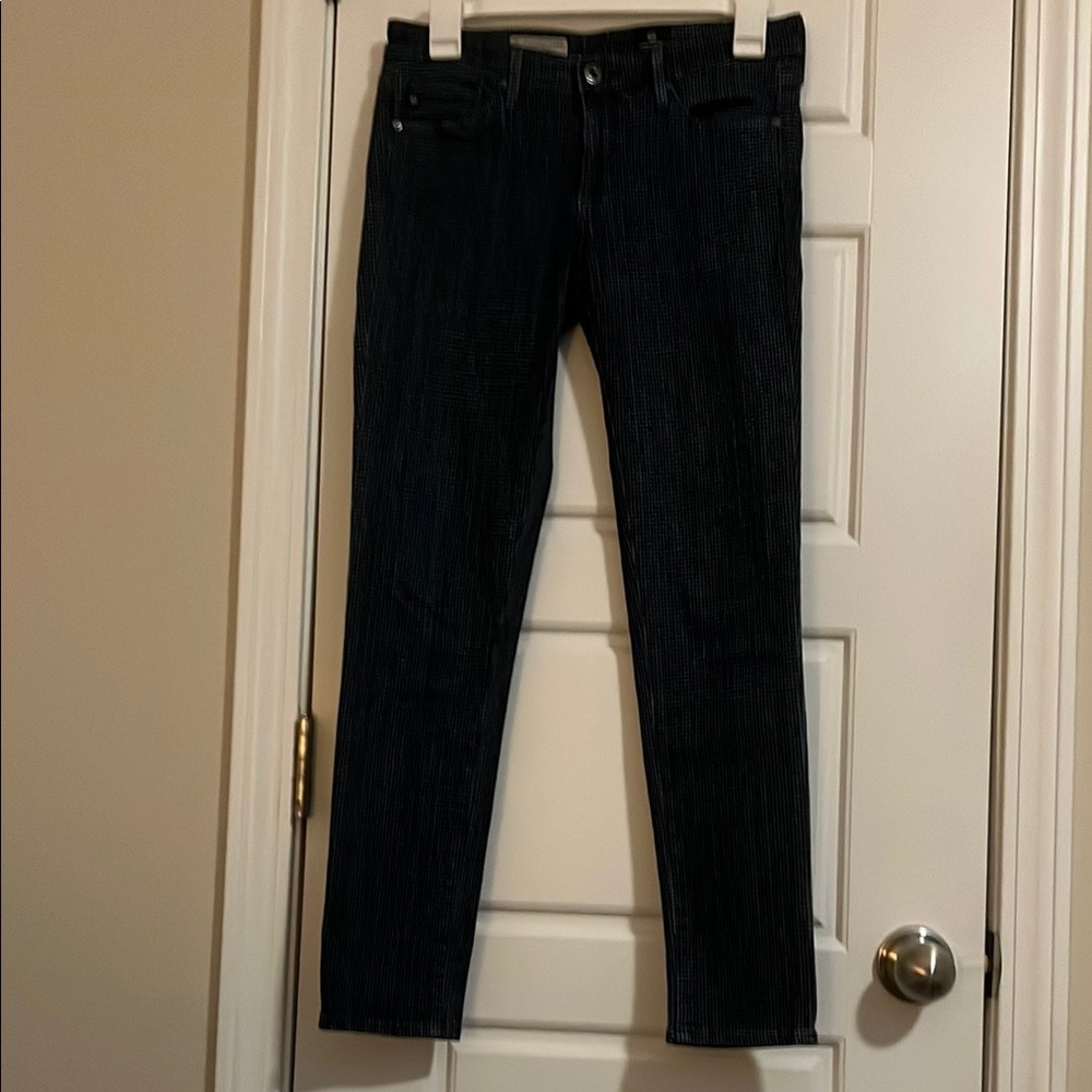 Ag Adriano Goldschmied Black Skinny Jeans